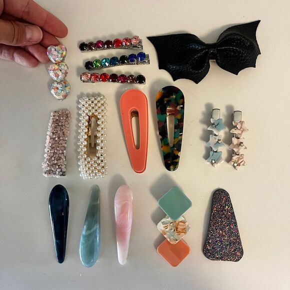 paparazzi lot of hair clips hair accessories - Picture 1 of 5